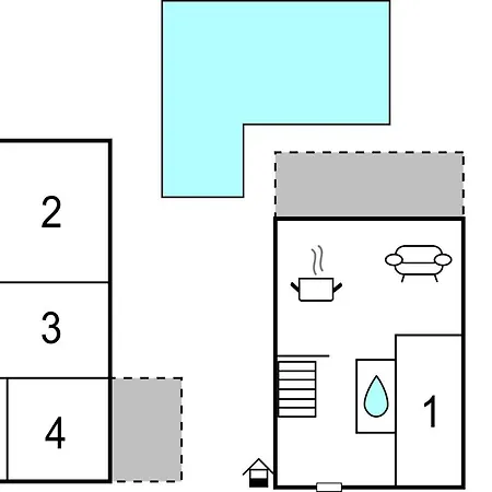 بيت للعطل Four-bedroom Holiday In *